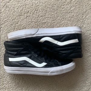 Black vans Hi-tops